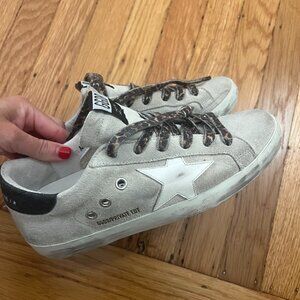 Golden Goose Suede and Leopard